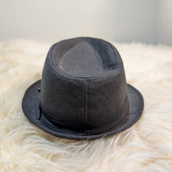 Stetson Grey and Black Fedora Hat Size Large - Picture 4 of 8